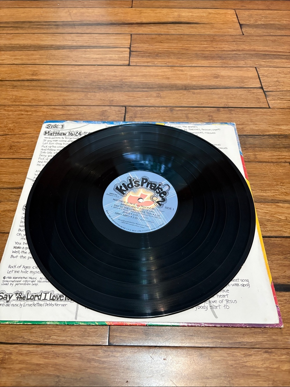 Kids Praise 2 A Joyfulliest Noise Vinyl LP Maranatha Music 1981 - Picture 7 of 7